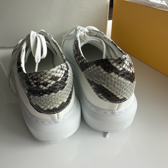 MIMOSA White Platform Sneakers - Picture 6 of 9